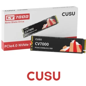 SSD CUSU CV7000 M2 SSD NVME 1TB Pcie 4.0X4 M.2 2280 Up to 7200 MB/s Reading, 6100 MB/s Write, SLC CACHE