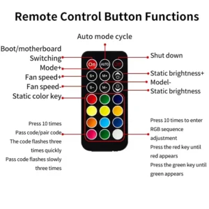 Jungle Leopard ARGB PWM Fan Hub with Controller, 9 Ports 5V ARGB Fan, Magnetic Base - Image 5