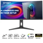 MATOS ORBIT MSG340 34” 3440×1440 UWQHD 165Hz 1 ms Ultra Fast VA Technology