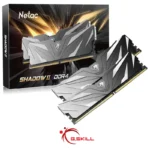 RAM Netac Shadow II Series DDR4 16GB Kit (2x8GB) 3200MHz XMP 2.0 Dual Channel RAM CL16 Aluminum Heat Sink BK