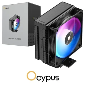 AIR COOLER Ocypus Delta A40 ARGB 4 Heat Pipes, PWM Fan BLACK