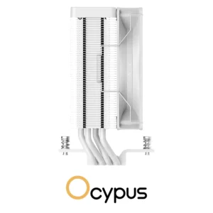 AIR COOLER Ocypus Delta A40 ARGB 4 Heat Pipes, PWM Fan WHITE - Image 4