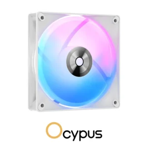 AIR COOLER Ocypus Delta A40 ARGB 4 Heat Pipes, PWM Fan WHITE - Image 7
