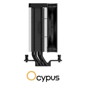 AIR COOLER Ocypus Delta A40 ARGB 4 Heat Pipes, PWM Fan BLACK - Image 4