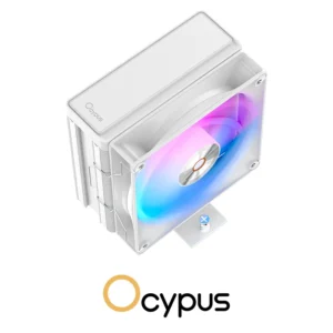 AIR COOLER Ocypus Delta A40 ARGB 4 Heat Pipes, PWM Fan WHITE - Image 2