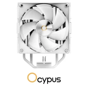 AIR COOLER Ocypus Delta A40 ARGB 4 Heat Pipes, PWM Fan WHITE - Image 3