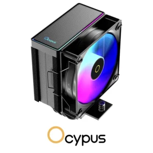 AIR COOLER Ocypus GAMMA A40 BK ARGB 4 Heat Pipes, PWM Fan - Image 2