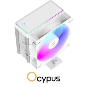 AIR COOLER Ocypus GAMMA A40 WH ARGB 4 Heat Pipes, PWM Fan - Image 2