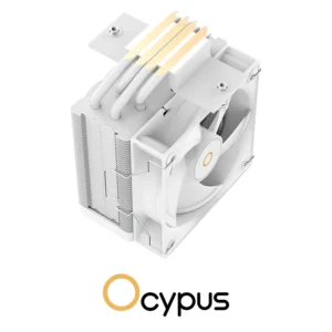 AIR COOLER Ocypus GAMMA A40 WH ARGB 4 Heat Pipes, PWM Fan - Image 4