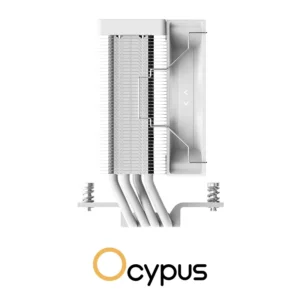 AIR COOLER Ocypus GAMMA A40 WH ARGB 4 Heat Pipes, PWM Fan - Image 5