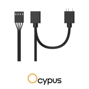 AIR COOLER Ocypus GAMMA A40 BK ARGB 4 Heat Pipes, PWM Fan - Image 6