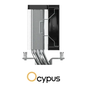 AIR COOLER Ocypus GAMMA A40 DIGITAL BK ARGB 4 Heat Pipes, PWM Fan - Image 2