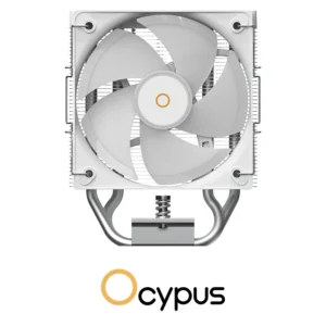 AIR COOLER Ocypus GAMMA A40 DIGITAL WH ARGB 4 Heat Pipes, PWM Fan - Image 8