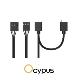 AIR COOLER Ocypus GAMMA A40 DIGITAL BK ARGB 4 Heat Pipes, PWM Fan - Image 3