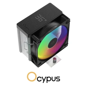 AIR COOLER Ocypus GAMMA A40 DIGITAL BK ARGB 4 Heat Pipes, PWM Fan - Image 5