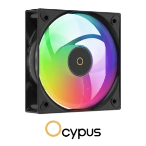 AIR COOLER Ocypus GAMMA A40 DIGITAL BK ARGB 4 Heat Pipes, PWM Fan - Image 6