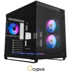 OCYPUS IOTA C70 ARGB Pre-Installed 6 ARGB Fans with Fan Hub BLACK