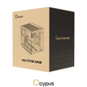 OCYPUS IOTA C70 ARGB Pre-Installed 6 ARGB Fans with Fan Hub BLACK - Image 5
