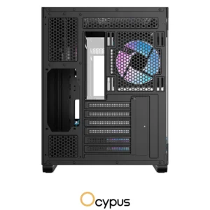 OCYPUS IOTA C70 ARGB Pre-Installed 6 ARGB Fans with Fan Hub BLACK - Image 7