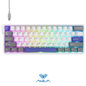 AULA WIN60 HE MAX VERSION 65%, Wing Chun Magnetic Switch Hot Swappable, Adjustable Actuation Rapid Trigger Mode, 8000 Hz Polling Rate - Image 3