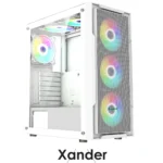 CASE XANDER HULKWHITE 4 FAN RGB 120mm