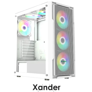 CASE XANDER HULKWHITE 4 FAN RGB 120mm
