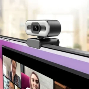 Webcam Havit HV-HN24G Pro 2K with Auto Focus, LED Light, and Microphone - Image 2