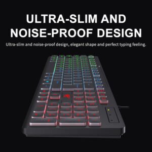 HAVIT HV-KB275L GAMING Keyboard  RGB Backlit, 105 Keys - Image 3