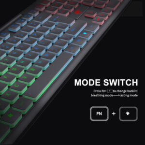 HAVIT HV-KB275L GAMING Keyboard  RGB Backlit, 105 Keys - Image 6