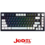 JEDEL KL81 MECHANICAL KEYBOARD  82 Keys Wired Gasket  with software BLUE SWITCH
