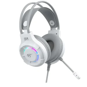 HAVIT GAMING HEADPHONES HAVIT H2049d 3.5mm RGB WHITE - Image 3
