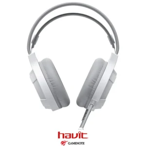 HAVIT GAMING HEADPHONES HAVIT H2049d 3.5mm RGB WHITE - Image 4