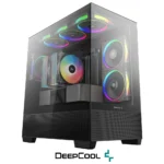 CASE DEEPCOOL CG380 3F BLACK 3X FANS MICRO-ATX