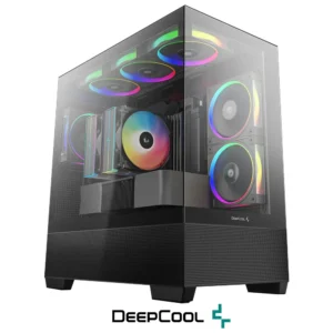 CASE DEEPCOOL CG380 3F BLACK 3X FANS MICRO-ATX