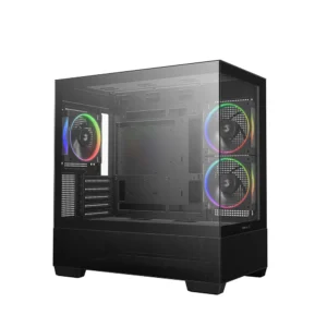 CASE DEEPCOOL CG380 3F BLACK 3X FANS MICRO-ATX - Image 4