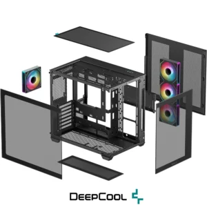 CASE DEEPCOOL CG530 BLACK 4X FANS ARGB - Image 16