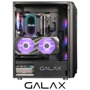 CASE GALAX REVOLUTION 5 4X FANS BLACK - Image 2