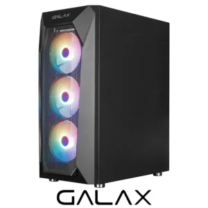 CASE GALAX REVOLUTION 5 4X FANS BLACK - Image 5