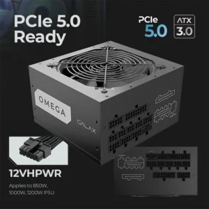 GALAX OMEGA GLX850 850W 80+ GOLD FUL MODULAR ATX 3.0 - Image 2