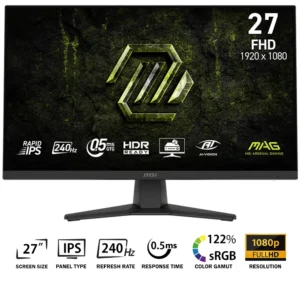 MSI MAG 272F X24 27" 240Hz, Rapid IPS, FHD