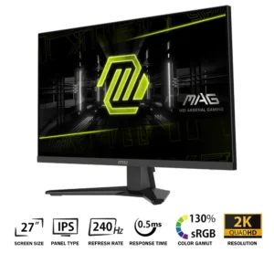 MSI MAG 274QF X24 (WQHD) 2K 27" 240Hz 0.5ms RAPID IPS - Image 2