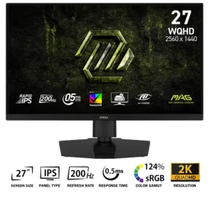 MSI MAG 274QPF E20 (WQHD) 2K 27" 200Hz 0.5ms Adjustable