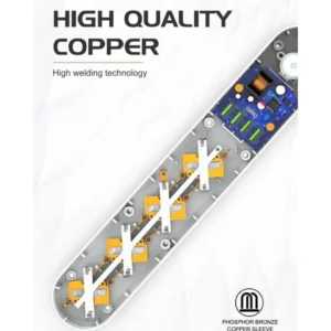 Universal Power Strip 4X AC Outlets LDNIO SE4432 With 4 Port USB Charger (Multiprise) - Image 3