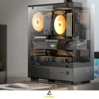 CASE ANTEC VCX300 ARGB 5 FANS  ATX Mid Tower Black