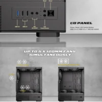 CASE ANTEC VCX300 ARGB 5 FANS  ATX Mid Tower Black - Image 4