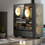 CASE ANTEC VX310 4 FANS ARGB ATX Mid Tower Black High Airflow Mesh