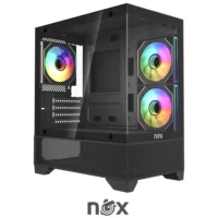 CASE NOX RAVEN 3x Fans ARGB BLACK