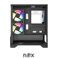 CASE NOX RAVEN 3x Fans ARGB BLACK - Image 4