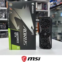 GTX 1660 TI 6GB GDDR6 AORUS GIGABYTE 3 FAN USED WITH BOX