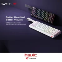 HAVIT KB922L Mechanical Keyboard RGB Backlit, Red SWITCH, 68 Keys - Image 4